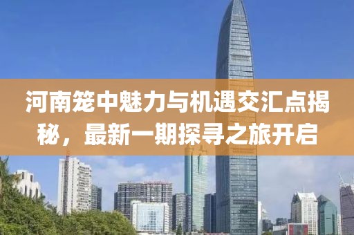 河南籠中魅力與機(jī)遇交匯點(diǎn)揭秘，最新一期探尋之旅開(kāi)啟