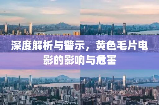 深度解析與警示，黃色毛片電影的影響與危害